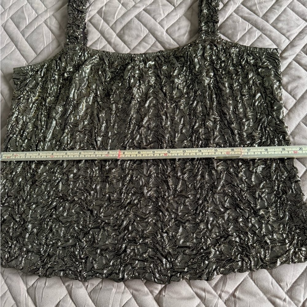 Joseph Ribkoff Textured Brown Tank Top - Picture 5 of 9